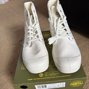 Palladium Classic White Canvas Sneakers